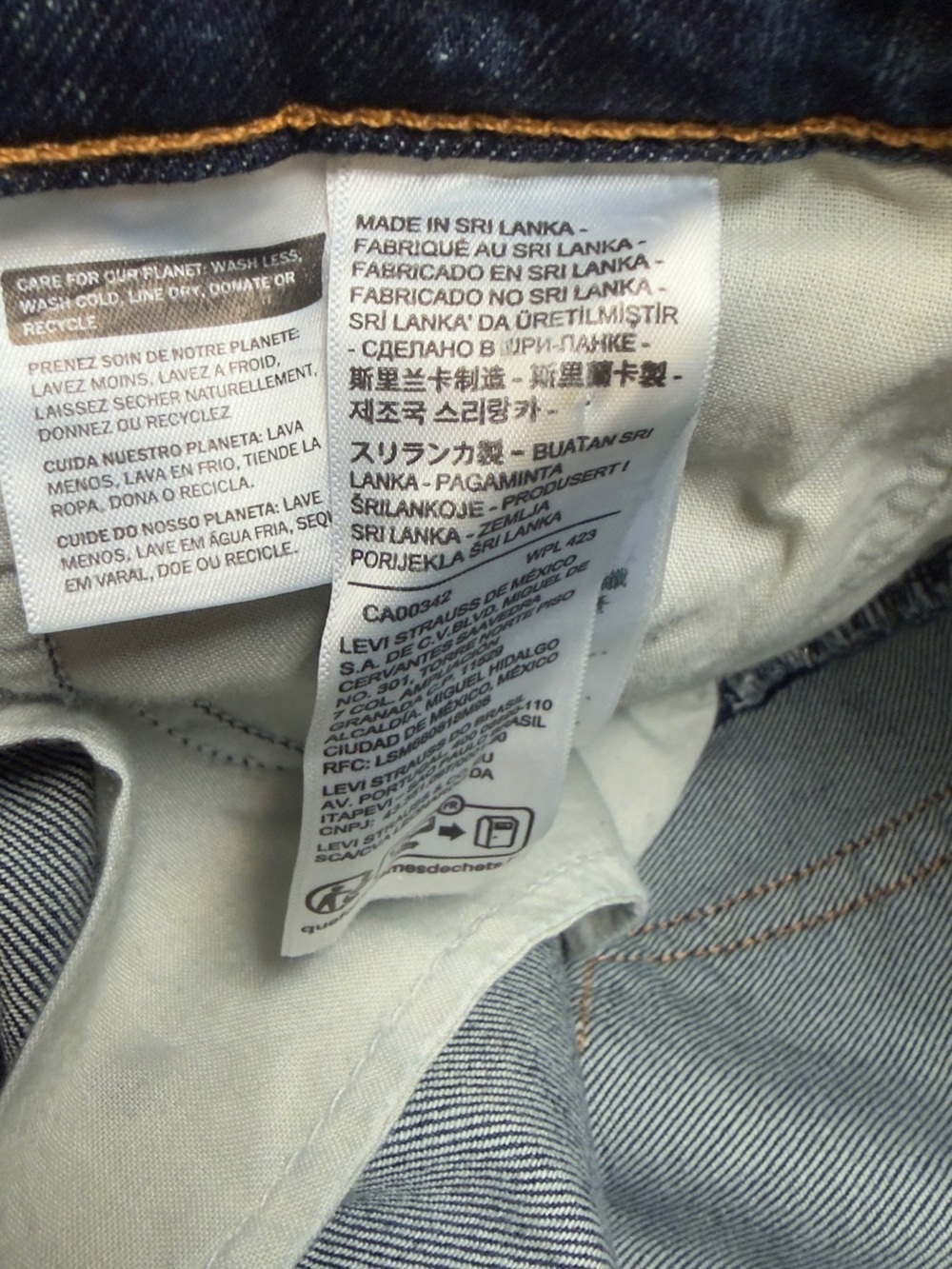 Levi's‎ Wedgie Straight jeans in a medium blue wash  Sz 26/28 NWT - Picture 5 of 8